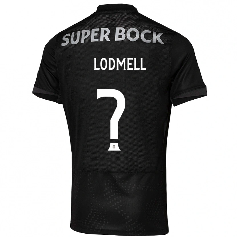 Danxen Hombre Camiseta William Lodmell #0 Negro Blanco 2ª Equipación 2025/26 La Camisa México