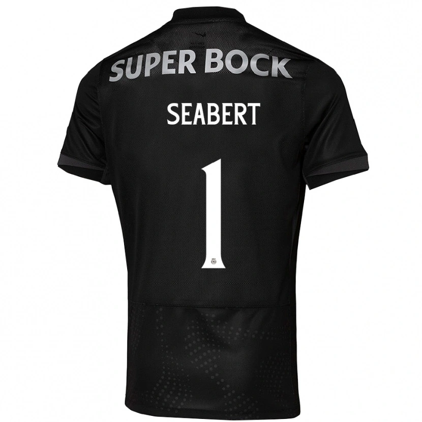 Danxen Hombre Camiseta Hannah Grace Seabert #1 Negro Blanco 2ª Equipación 2025/26 La Camisa México