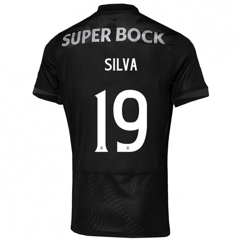 Danxen Hombre Camiseta Diana Silva #19 Negro Blanco 2ª Equipación 2025/26 La Camisa México
