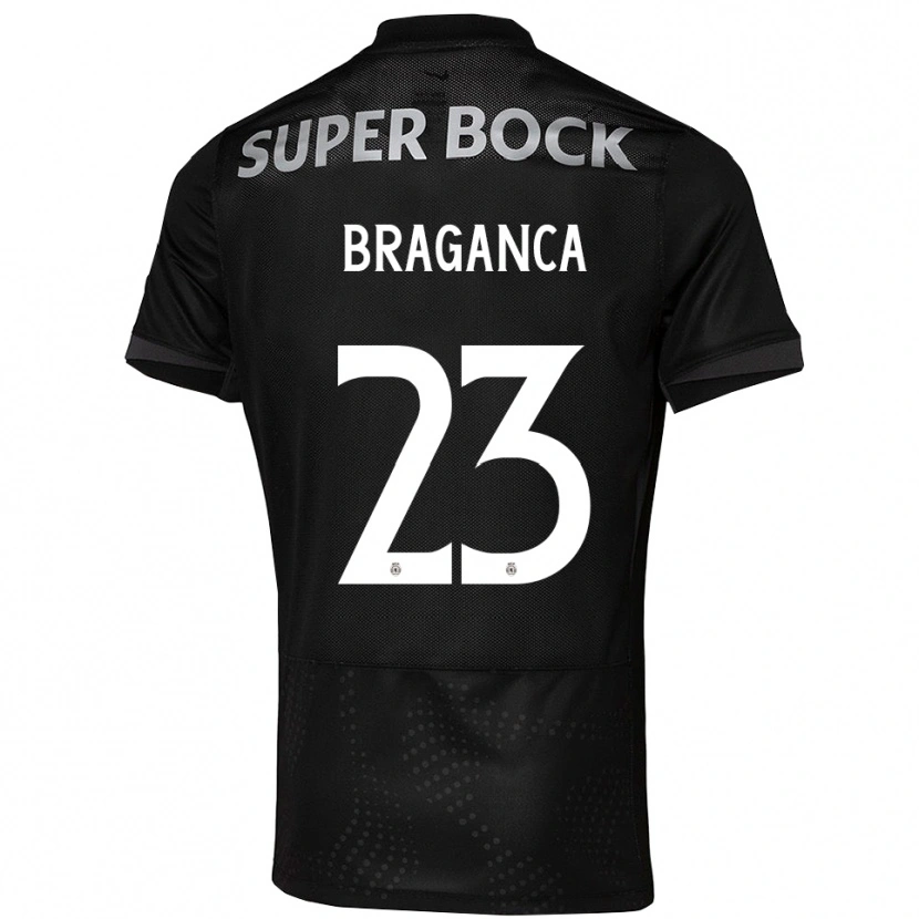 Danxen Hombre Camiseta Daniel Bragança #23 Negro Blanco 2ª Equipación 2025/26 La Camisa México