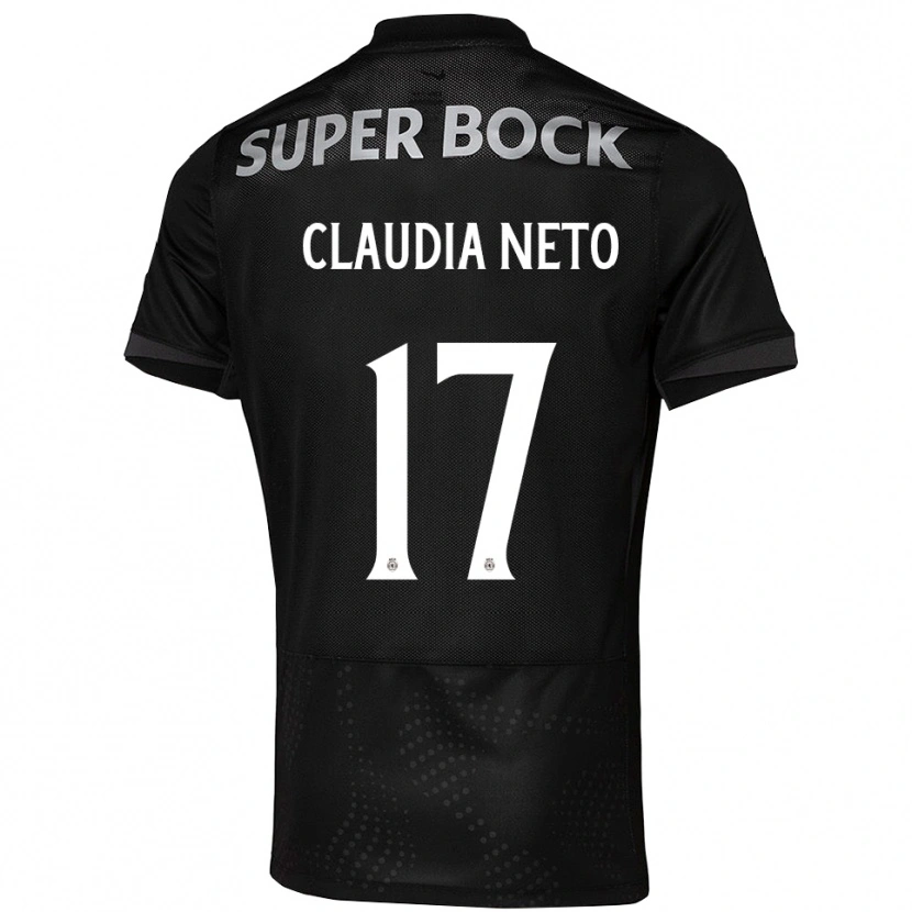 Danxen Hombre Camiseta Cláudia Teresa Pires Neto #17 Negro Blanco 2ª Equipación 2025/26 La Camisa México