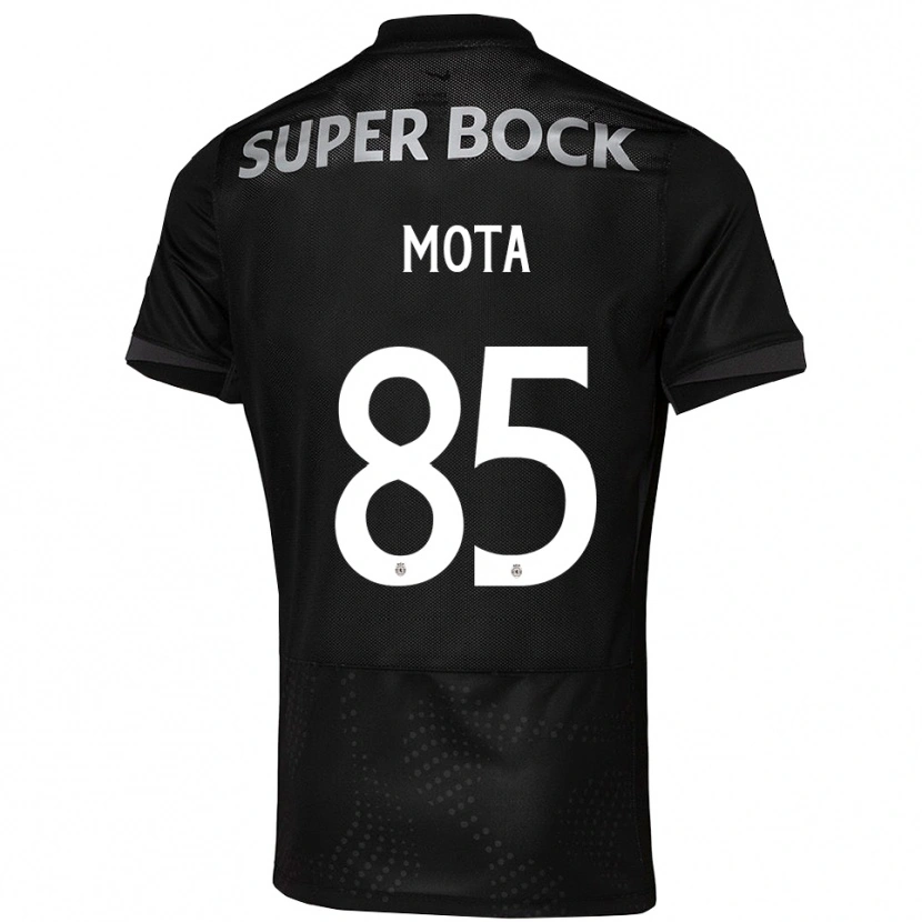 Danxen Hombre Camiseta Rafael Mota #85 Negro Blanco 2ª Equipación 2025/26 La Camisa México