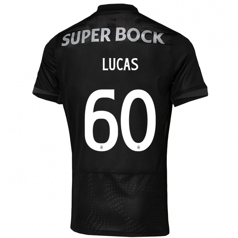 Danxen Hombre Camiseta Rayan Lucas #60 Negro Blanco 2ª Equipación 2025/26 La Camisa México