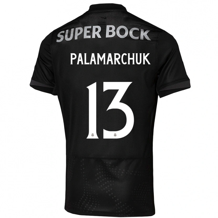 Danxen Hombre Camiseta Cristiano Vitaly Palamarchuk #13 Negro Blanco 2ª Equipación 2025/26 La Camisa México