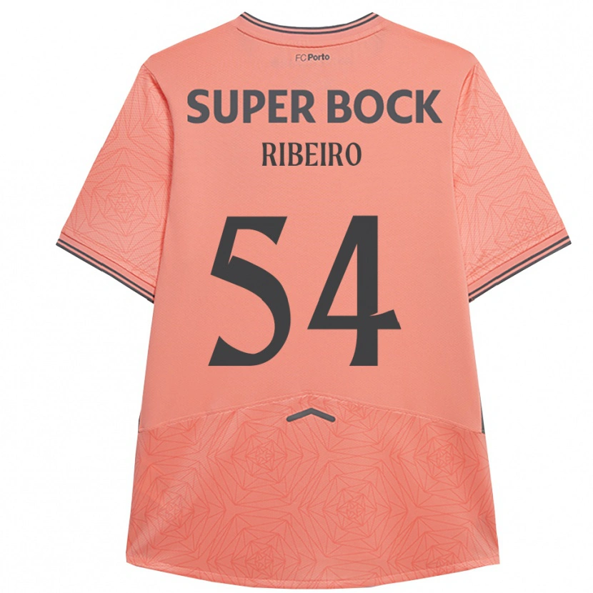 Danxen Hombre Camiseta António Ribeiro #54 Rosa Marino 2ª Equipación 2025/26 La Camisa México