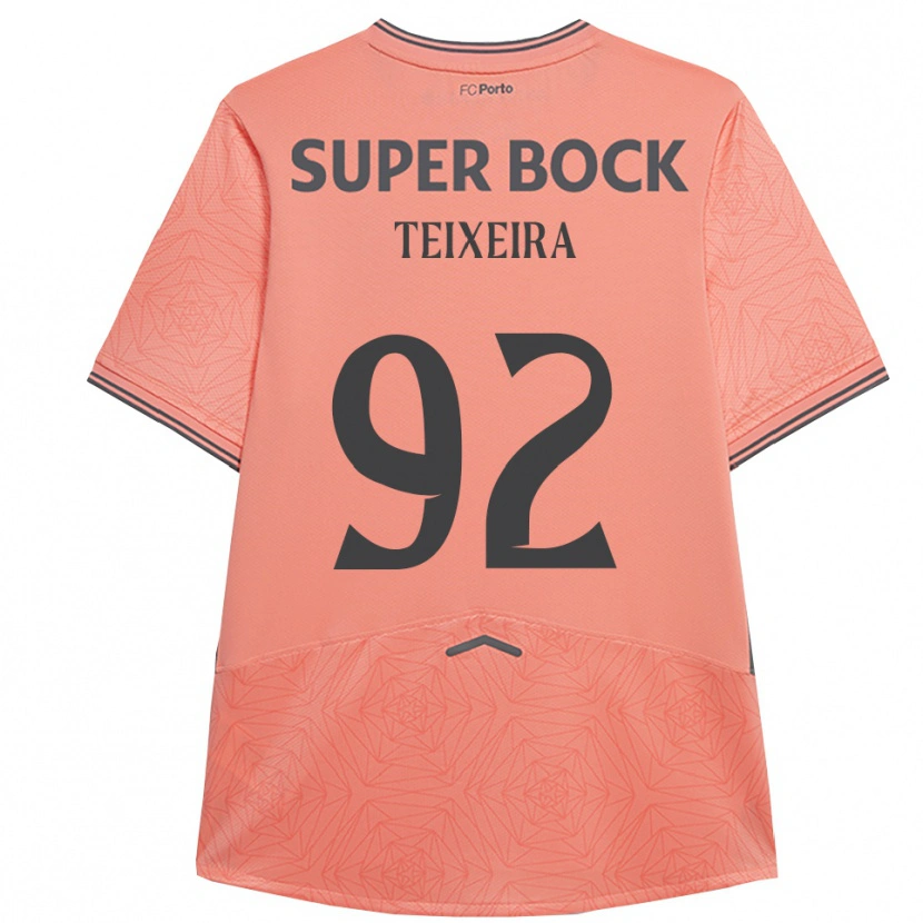 Danxen Hombre Camiseta João Teixeira #92 Rosa Marino 2ª Equipación 2025/26 La Camisa México