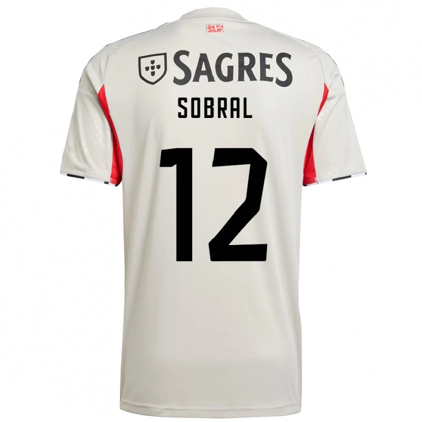 Danxen Hombre Camiseta Gonçalo Sobral #12 Blanco Roto Rojo 2ª Equipación 2025/26 La Camisa México