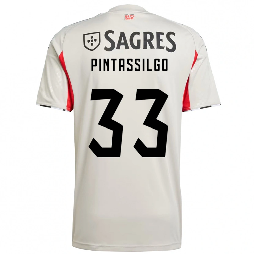 Danxen Hombre Camiseta Lara Pintassilgo #33 Blanco Roto Rojo 2ª Equipación 2025/26 La Camisa México