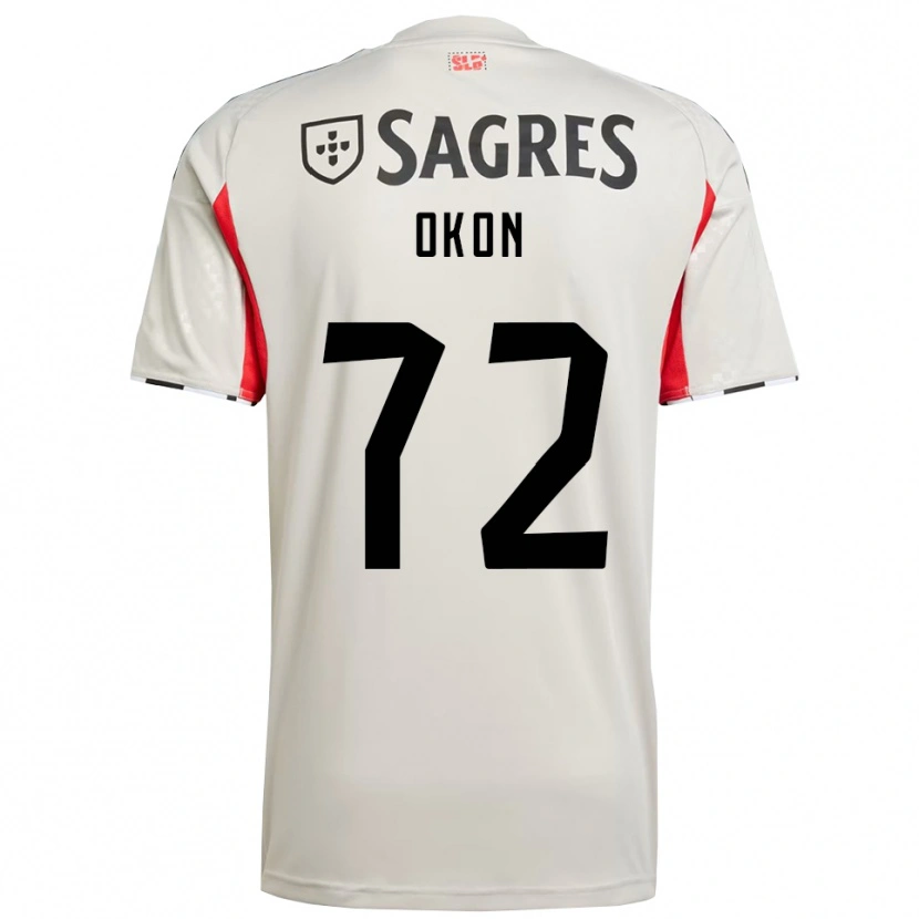 Danxen Hombre Camiseta Paul Okon #72 Blanco Roto Rojo 2ª Equipación 2025/26 La Camisa México