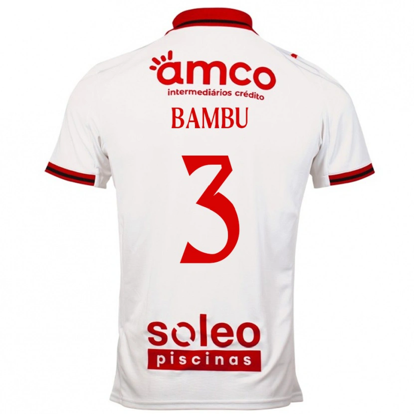 Danxen Hombre Camiseta Robson Bambu #3 Blanco Rojo 2ª Equipación 2025/26 La Camisa México