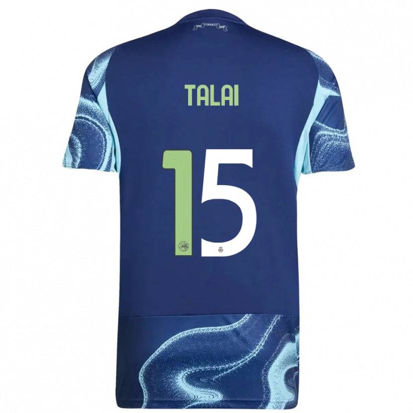 Danxen Hombre Camiseta Imran Talai #15 Marino Celeste 2ª Equipación 2025/26 La Camisa México