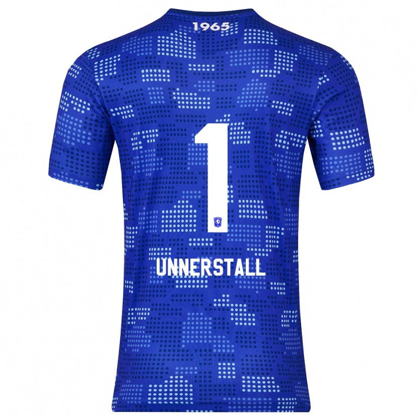 Danxen Hombre Camiseta Lars Unnerstall #1 Azul Celeste 2ª Equipación 2025/26 La Camisa México