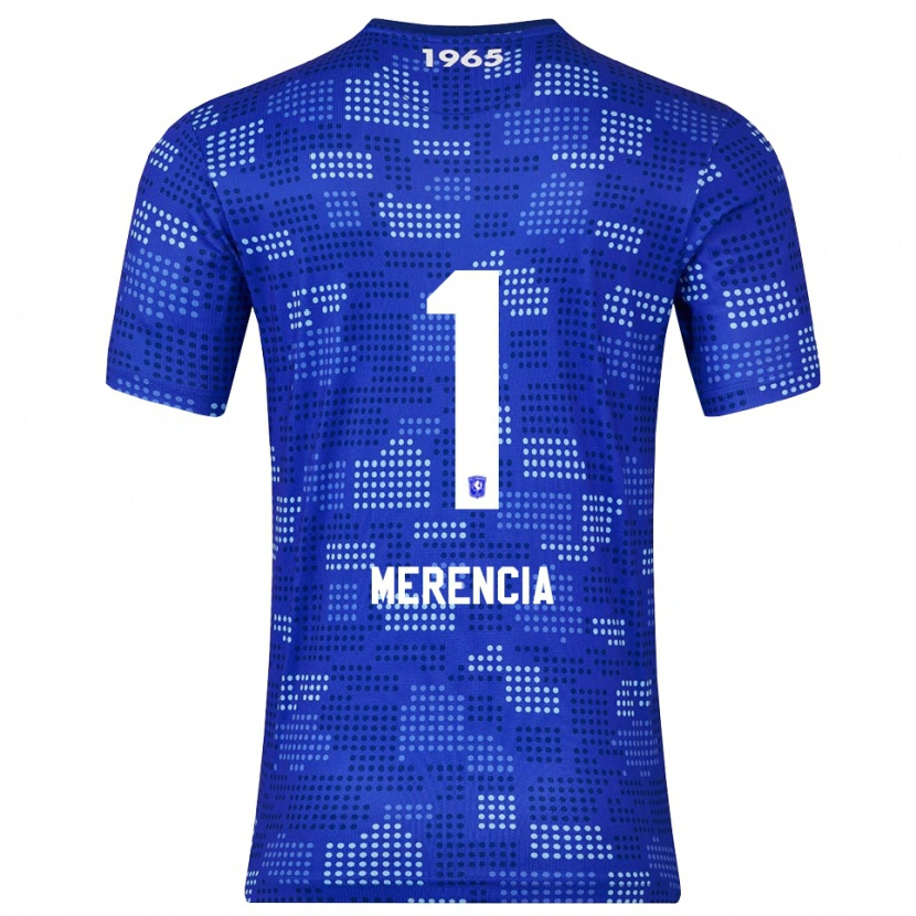 Danxen Hombre Camiseta Leandro Merencia #1 Azul Celeste 2ª Equipación 2025/26 La Camisa México
