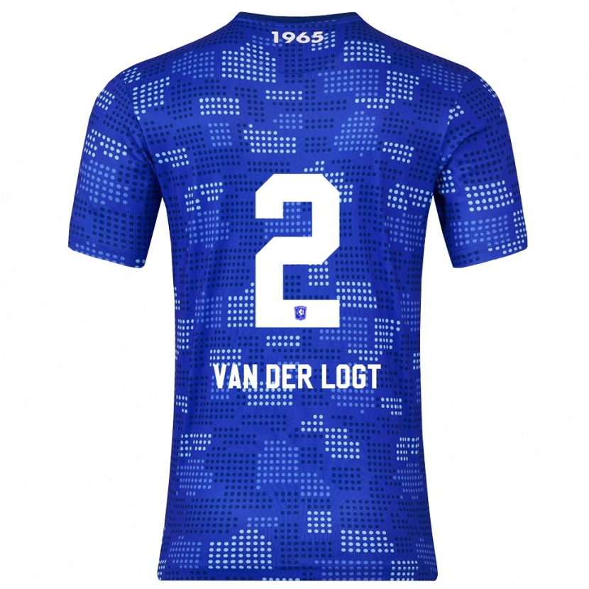 Danxen Hombre Camiseta Jim Van Der Logt #2 Azul Celeste 2ª Equipación 2025/26 La Camisa México