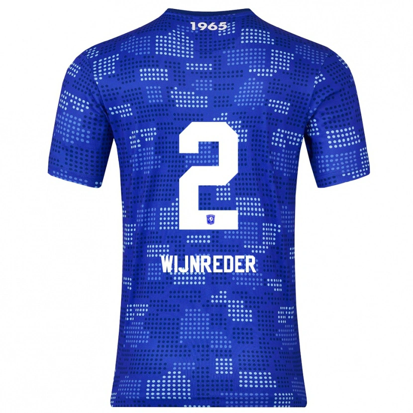 Danxen Hombre Camiseta Jeppe Wijnreder #2 Azul Celeste 2ª Equipación 2025/26 La Camisa México