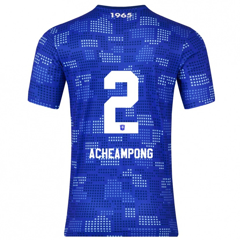 Danxen Hombre Camiseta Sage Acheampong #2 Azul Celeste 2ª Equipación 2025/26 La Camisa México