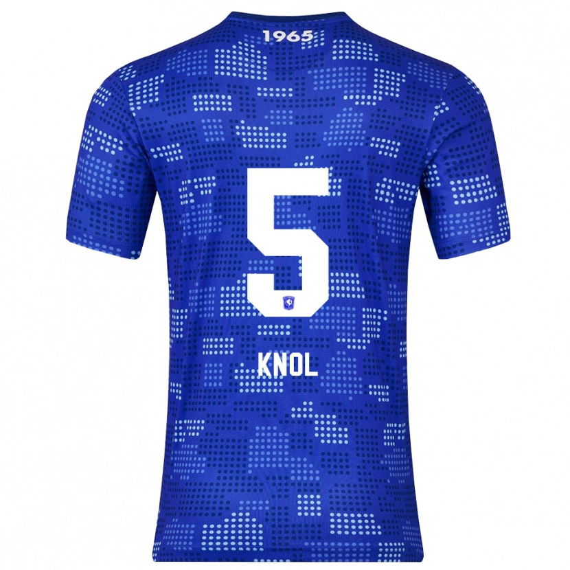 Danxen Hombre Camiseta Anna Knol #5 Azul Celeste 2ª Equipación 2025/26 La Camisa México