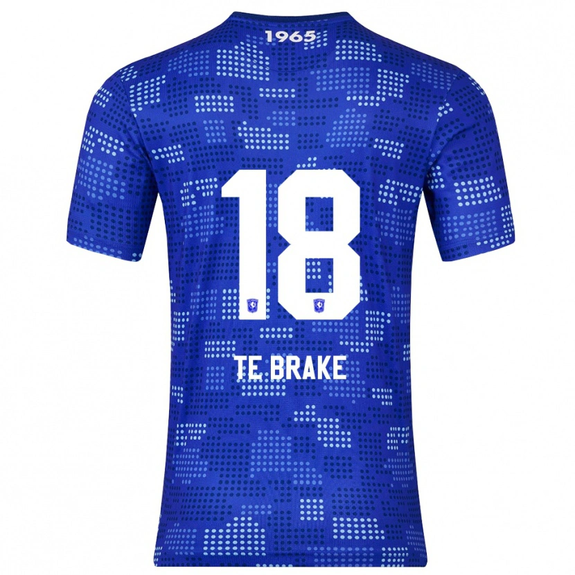 Danxen Hombre Camiseta Sophie Te Brake #18 Azul Celeste 2ª Equipación 2025/26 La Camisa México