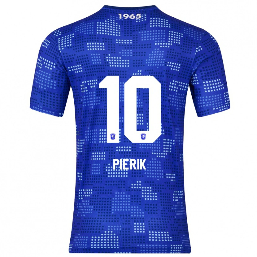 Danxen Hombre Camiseta Milan Pierik #10 Azul Celeste 2ª Equipación 2025/26 La Camisa México