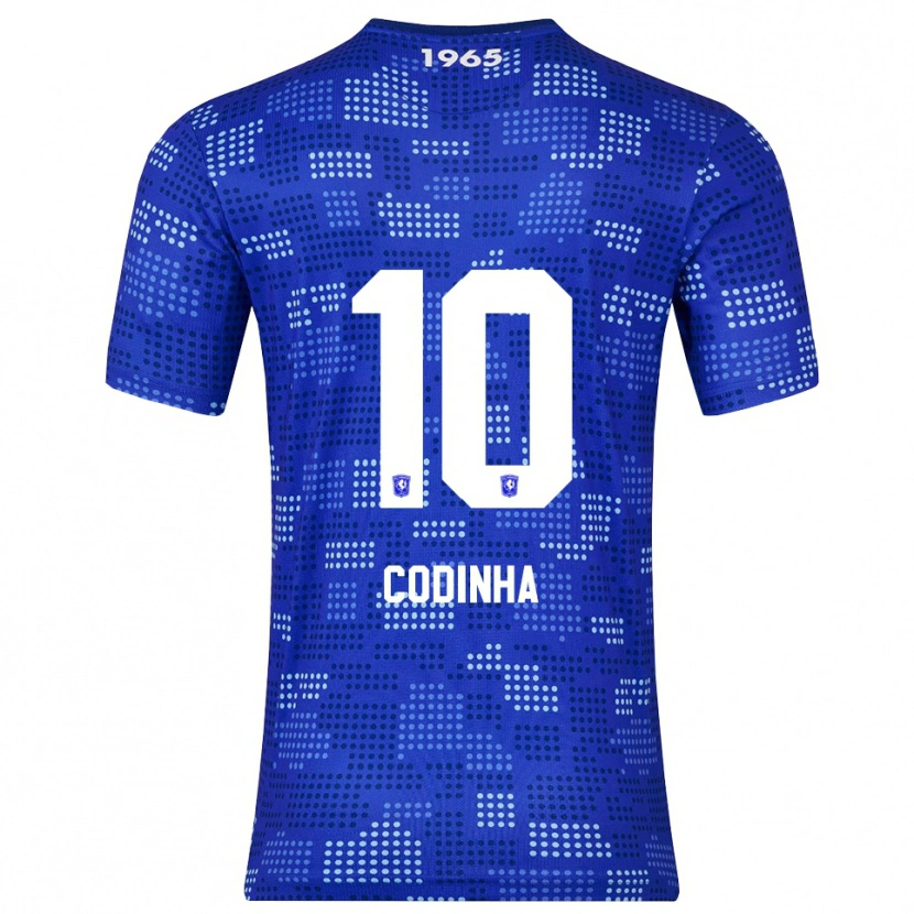 Danxen Hombre Camiseta Tiago Codinha #10 Azul Celeste 2ª Equipación 2025/26 La Camisa México