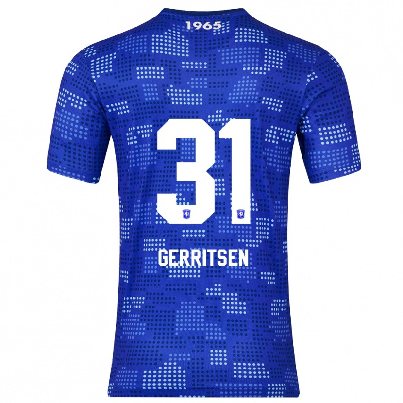 Danxen Hombre Camiseta Yannick Gerritsen #31 Azul Celeste 2ª Equipación 2025/26 La Camisa México