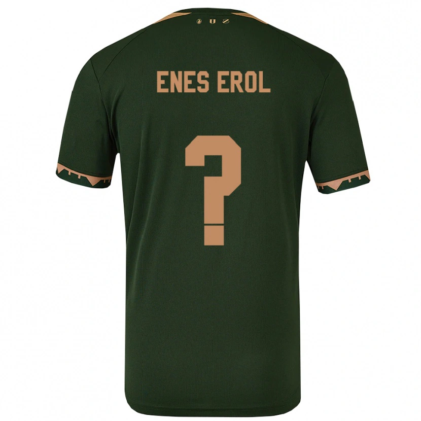 Danxen Hombre Camiseta Kubilay Enes Erol #0 Verde Oro 2ª Equipación 2025/26 La Camisa México