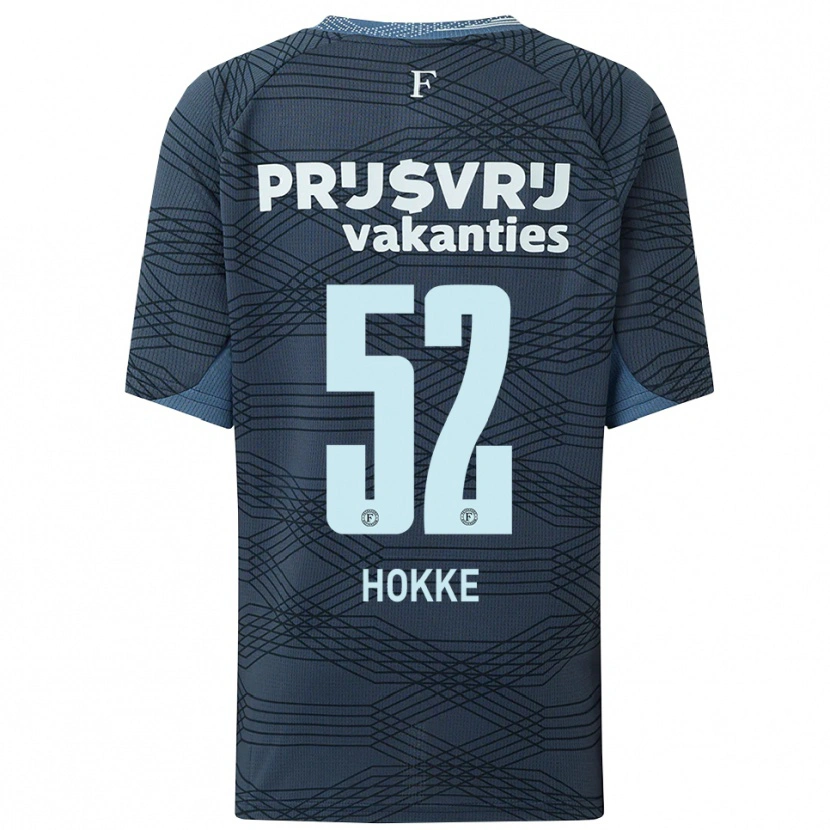 Danxen Hombre Camiseta Milan Hokke #52 Negro Gris 2ª Equipación 2025/26 La Camisa México