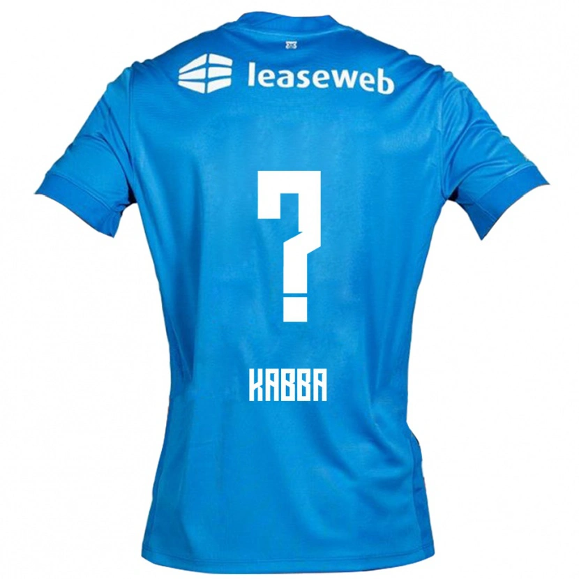 Danxen Hombre Camiseta Arouna Kabba #0 Azul Blanco 2ª Equipación 2025/26 La Camisa México