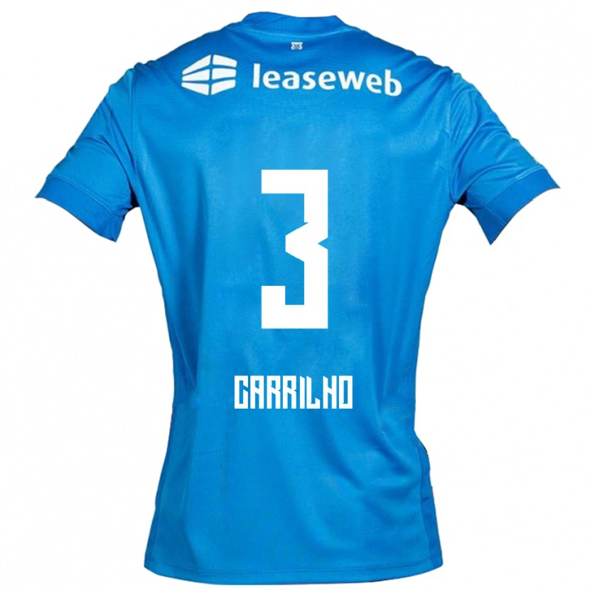 Danxen Hombre Camiseta Calvin Carrilho #3 Azul Blanco 2ª Equipación 2025/26 La Camisa México