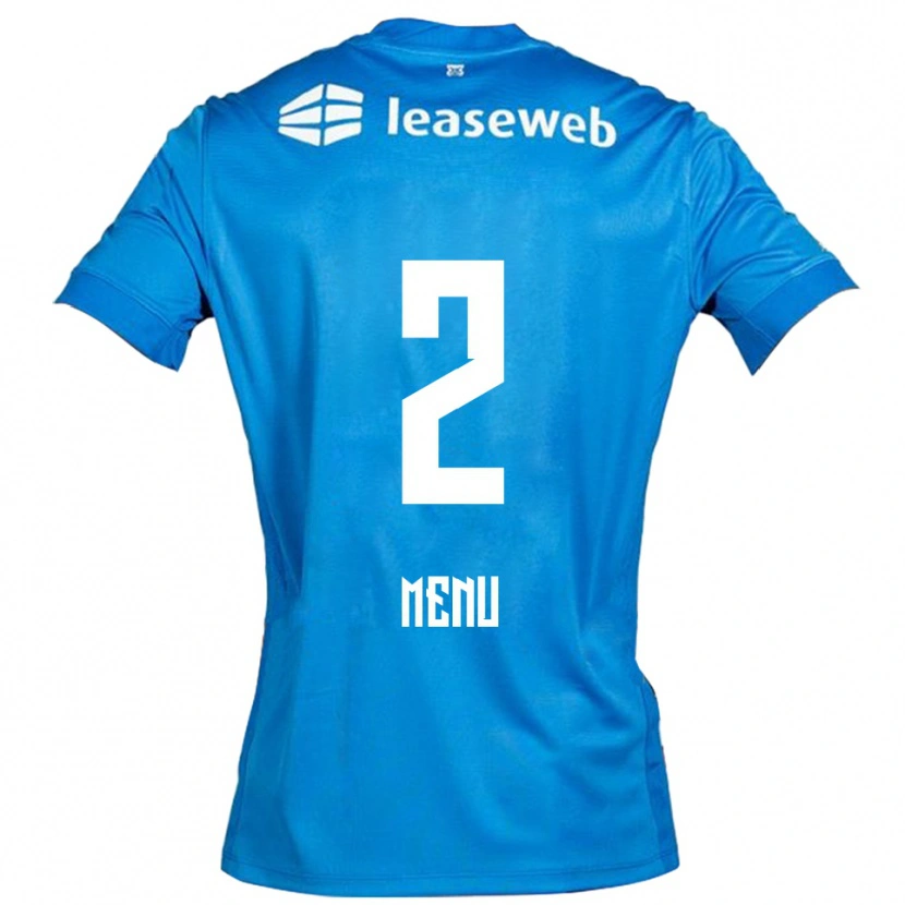 Danxen Hombre Camiseta Mathijs Menu #2 Azul Blanco 2ª Equipación 2025/26 La Camisa México