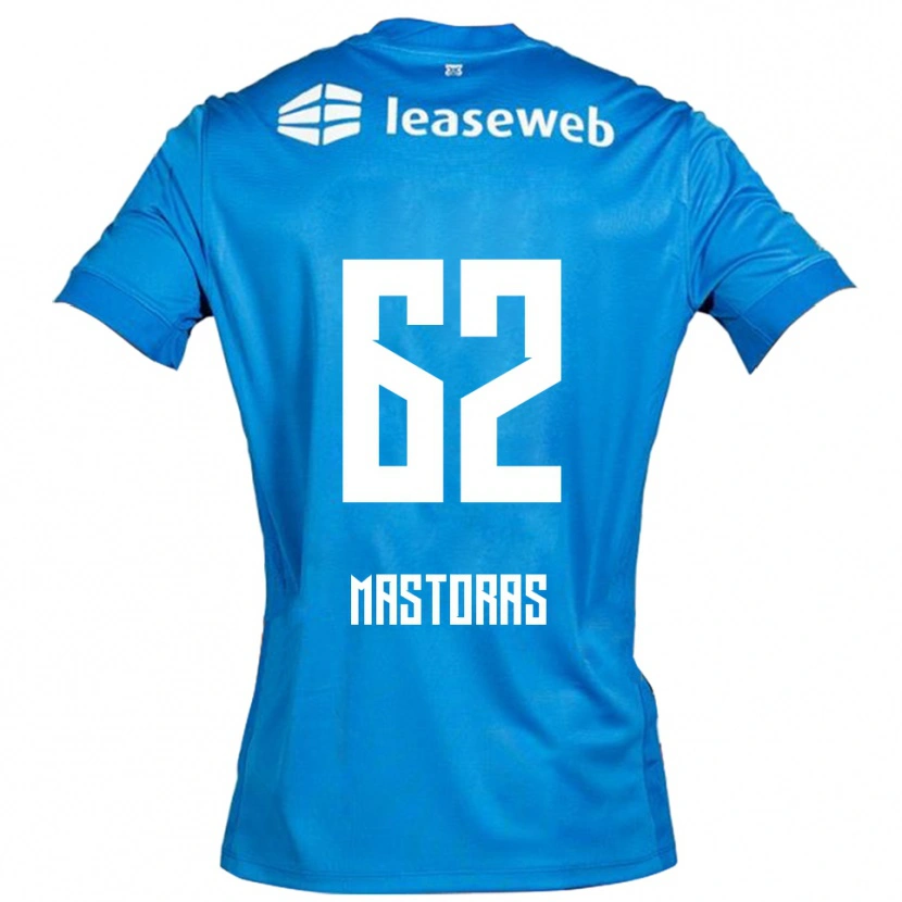 Danxen Hombre Camiseta Enoch Mastoras #62 Azul Blanco 2ª Equipación 2025/26 La Camisa México