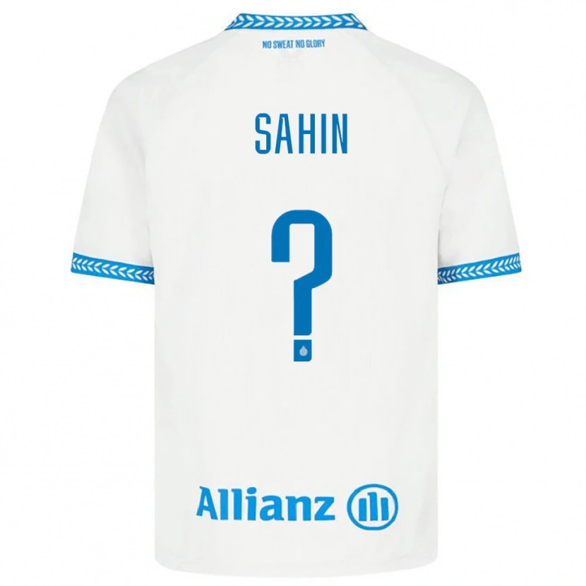 Danxen Hombre Camiseta Ilhan Sahin #0 Azul Blanco 2ª Equipación 2025/26 La Camisa México