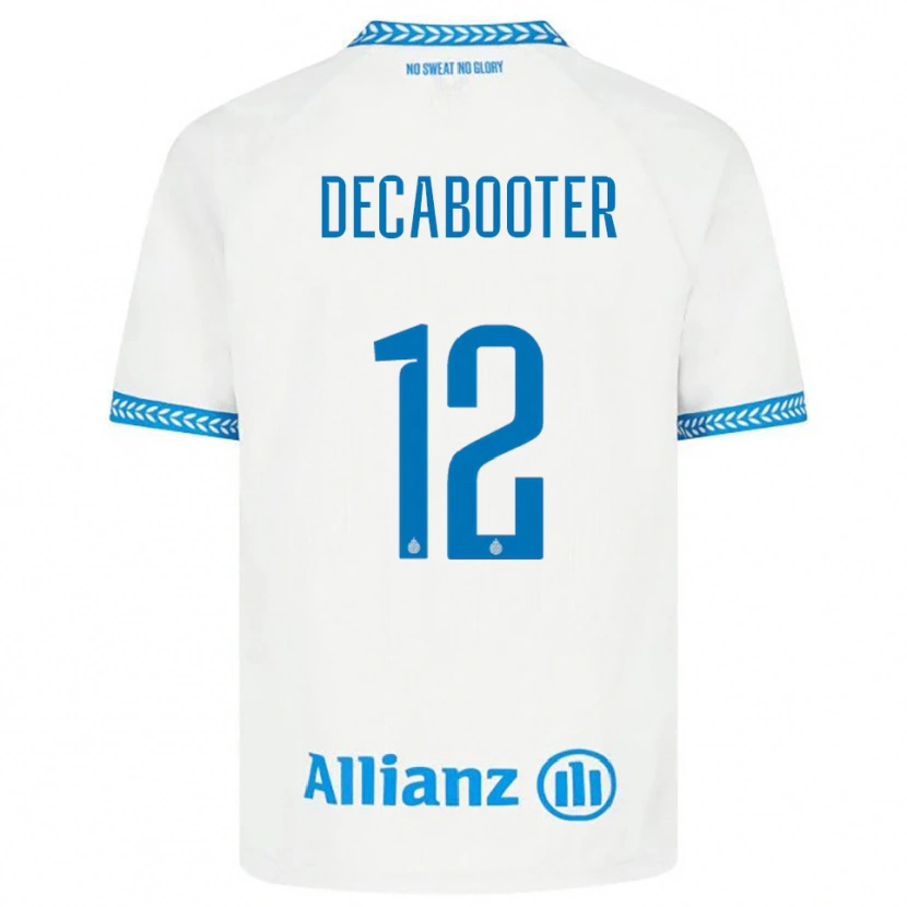 Danxen Hombre Camiseta Marith Decabooter #12 Azul Blanco 2ª Equipación 2025/26 La Camisa México