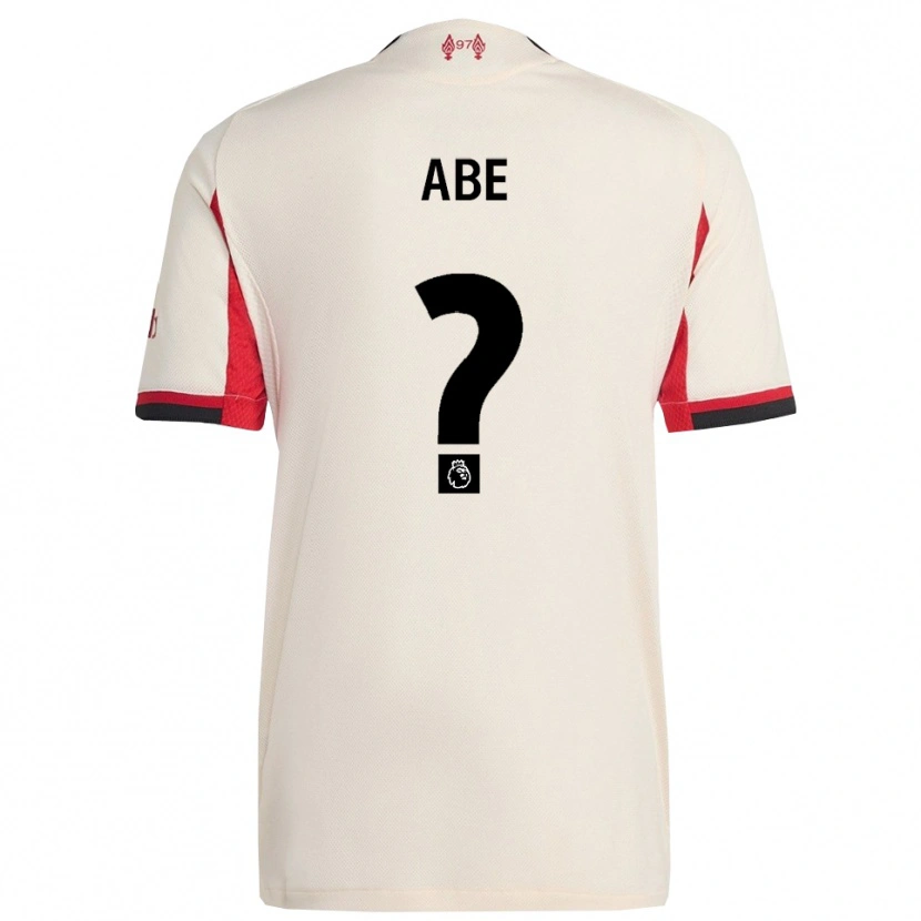 Danxen Hombre Camiseta Joshua Abe #0 Blanco Negro 2ª Equipación 2025/26 La Camisa México