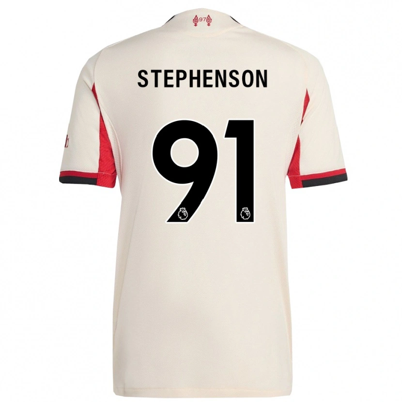 Danxen Hombre Camiseta Luca Stephenson #91 Blanco Negro 2ª Equipación 2025/26 La Camisa México