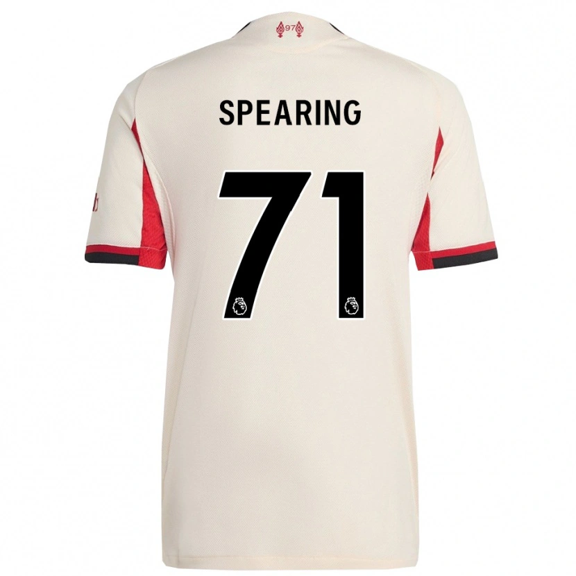 Danxen Hombre Camiseta Jay Spearing #71 Blanco Negro 2ª Equipación 2025/26 La Camisa México