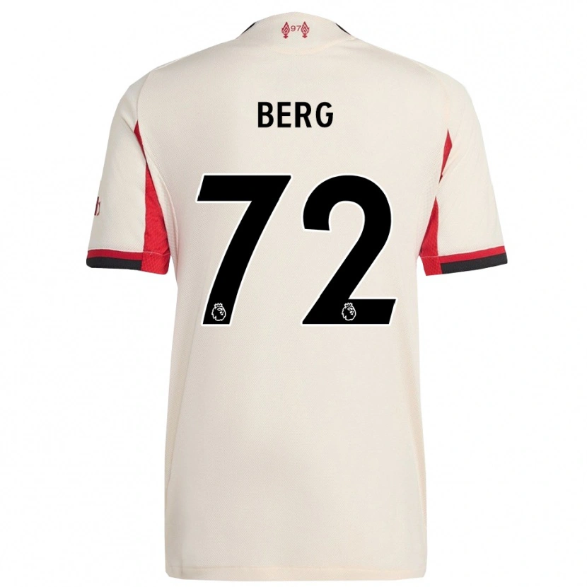 Danxen Hombre Camiseta Sepp Van Den Berg #72 Blanco Negro 2ª Equipación 2025/26 La Camisa México
