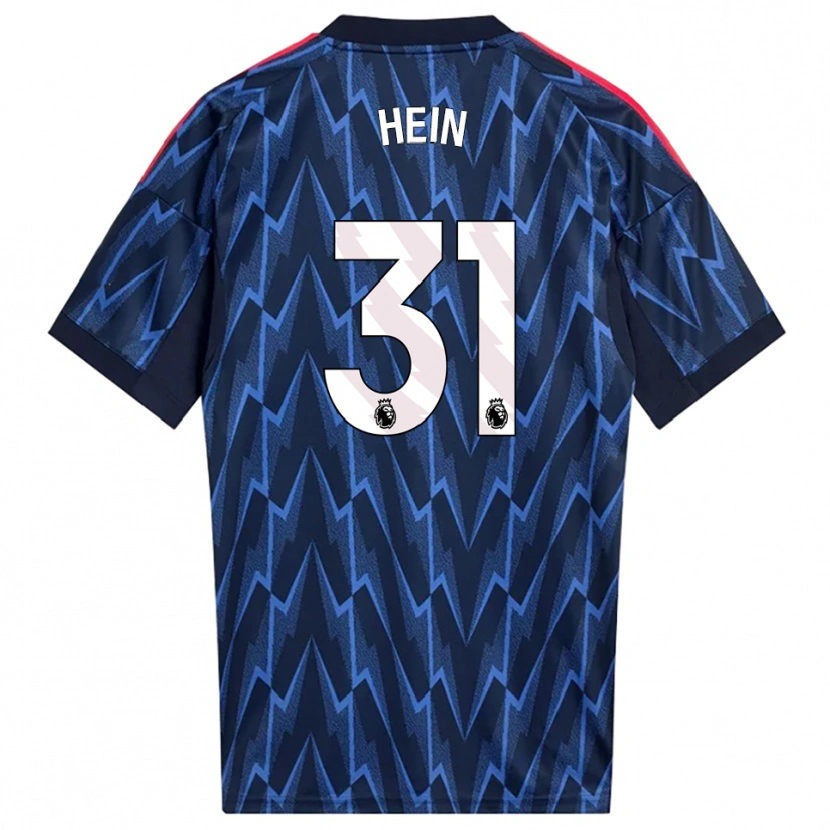 Danxen Hombre Camiseta Karl Hein #31 Marino Rojo 2ª Equipación 2025/26 La Camisa México