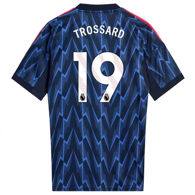 Danxen Hombre Camiseta Leandro Trossard #19 Marino Rojo 2ª Equipación 2025/26 La Camisa México