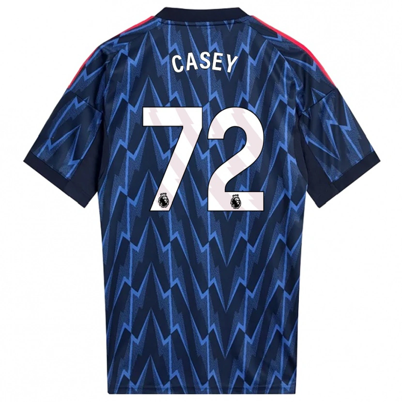 Danxen Hombre Camiseta Dan Casey #72 Marino Rojo 2ª Equipación 2025/26 La Camisa México
