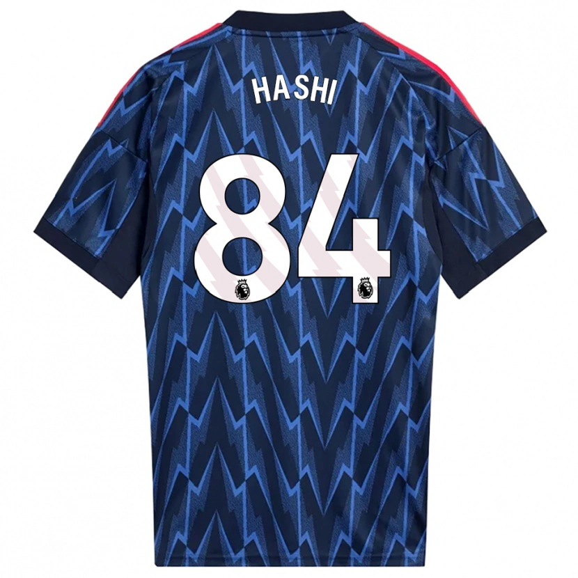 Danxen Hombre Camiseta Maalik Hashi #84 Marino Rojo 2ª Equipación 2025/26 La Camisa México