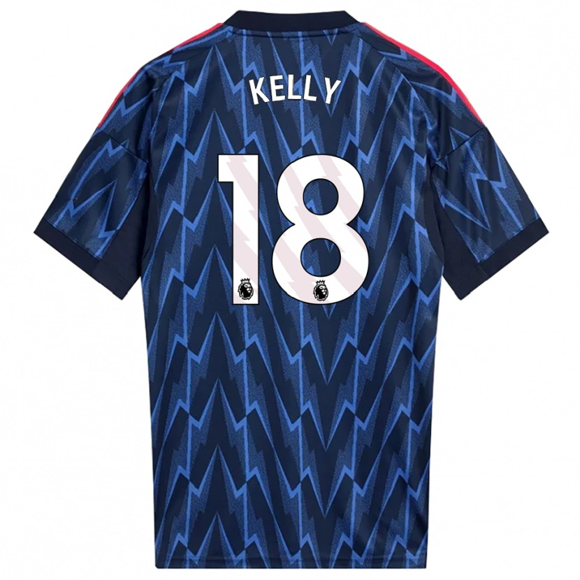 Danxen Hombre Camiseta Chloe Kelly #18 Marino Rojo 2ª Equipación 2025/26 La Camisa México