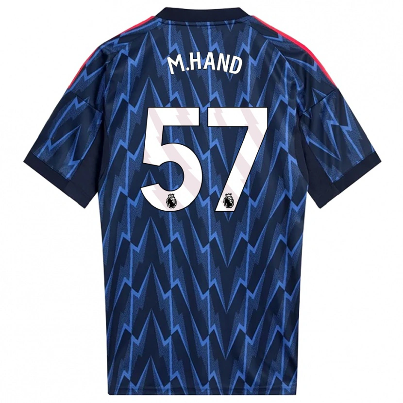 Danxen Hombre Camiseta Ismail Oulad M'hand #57 Marino Rojo 2ª Equipación 2025/26 La Camisa México