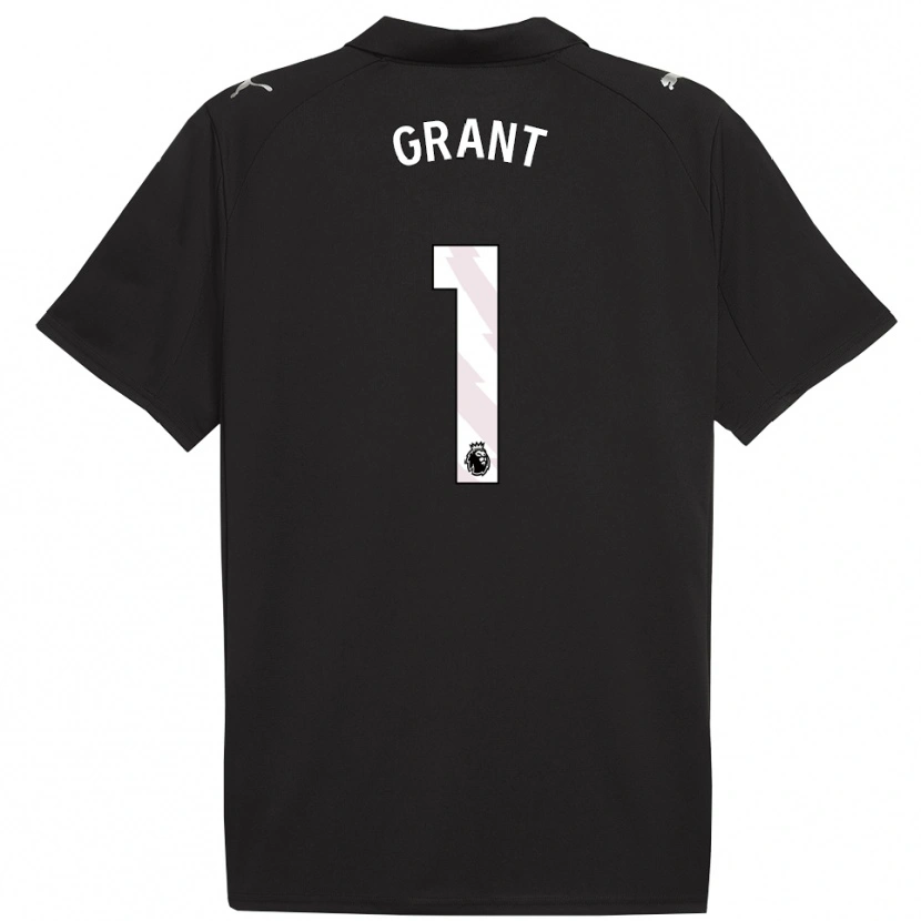 Danxen Hombre Camiseta True Grant #1 Negro Blanco 2ª Equipación 2025/26 La Camisa México
