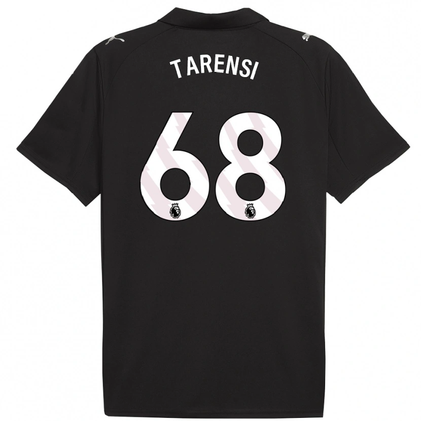 Danxen Hombre Camiseta Oscar Tarensi #68 Negro Blanco 2ª Equipación 2025/26 La Camisa México