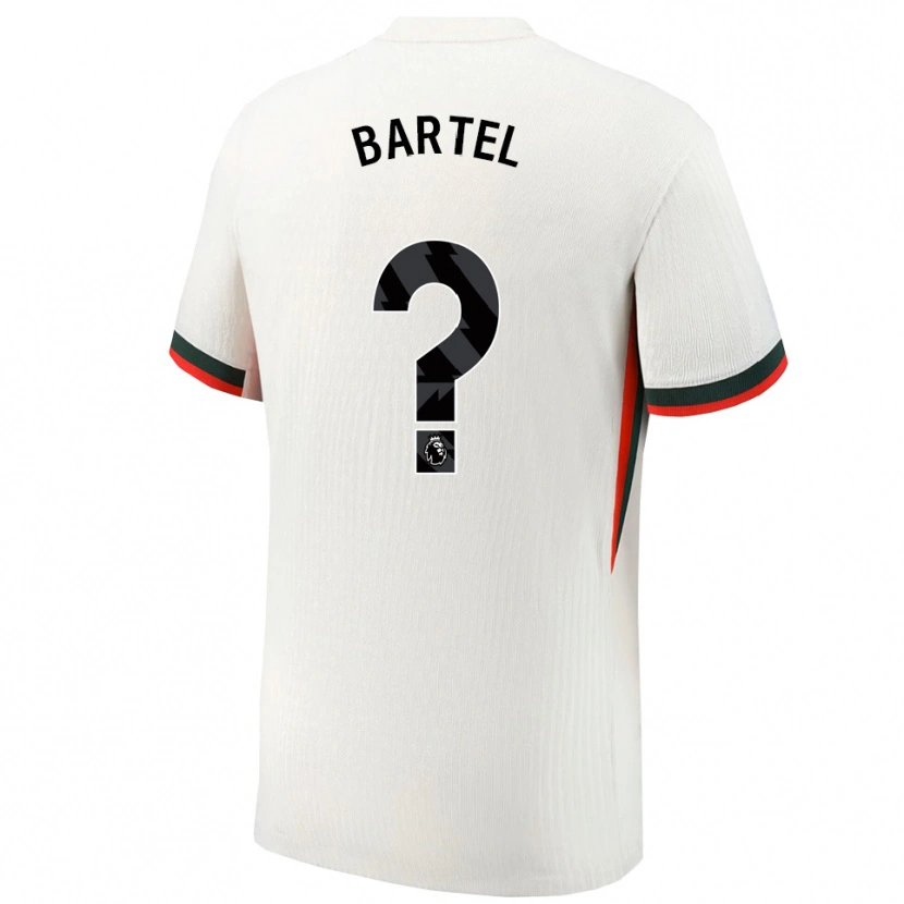 Danxen Hombre Camiseta Julia Bartel #0 Blanco Verde 2ª Equipación 2025/26 La Camisa México