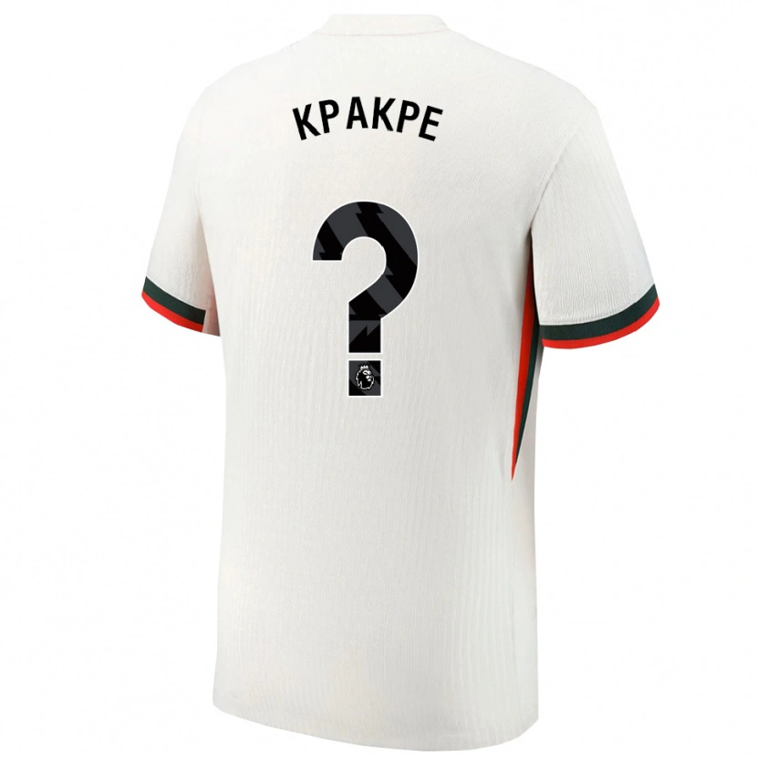 Danxen Hombre Camiseta Alex Kpakpe #0 Blanco Verde 2ª Equipación 2025/26 La Camisa México