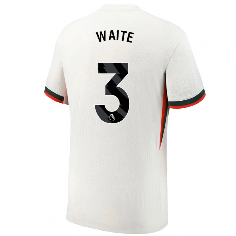 Danxen Hombre Camiseta Dante Waite #3 Blanco Verde 2ª Equipación 2025/26 La Camisa México