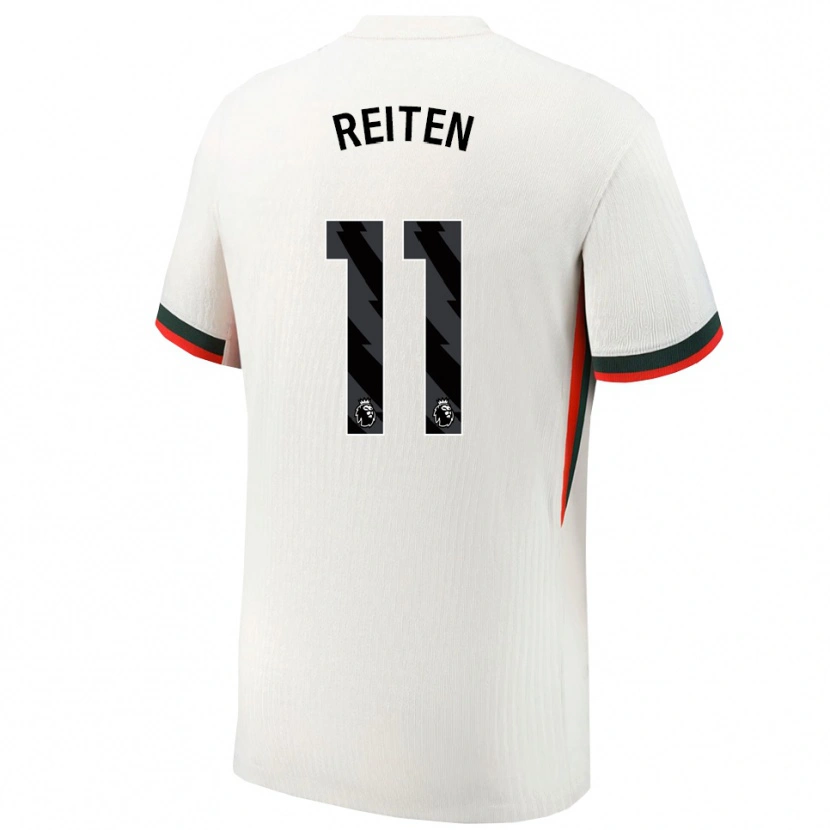 Danxen Hombre Camiseta Guro Reiten #11 Blanco Verde 2ª Equipación 2025/26 La Camisa México