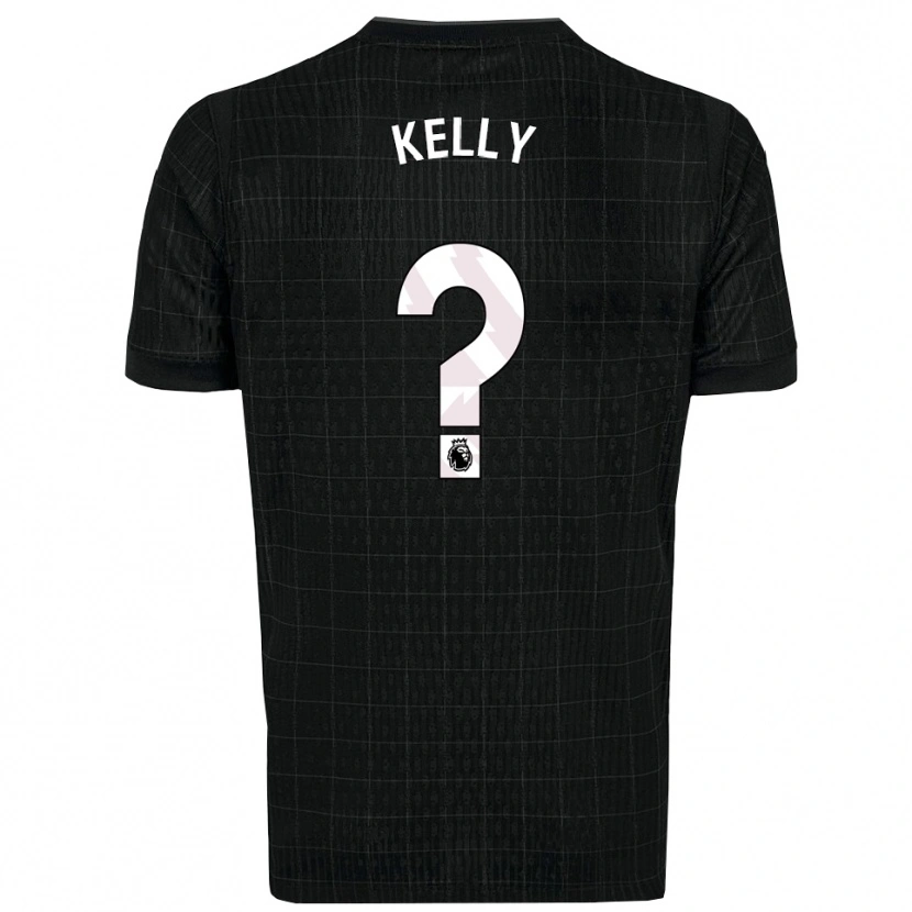 Danxen Hombre Camiseta Kyle Kelly #0 Negro Gris 2ª Equipación 2025/26 La Camisa México